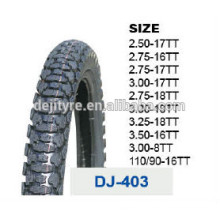 Artículo nuevo neumático de la motocicleta 2.75-16 Made in China TT